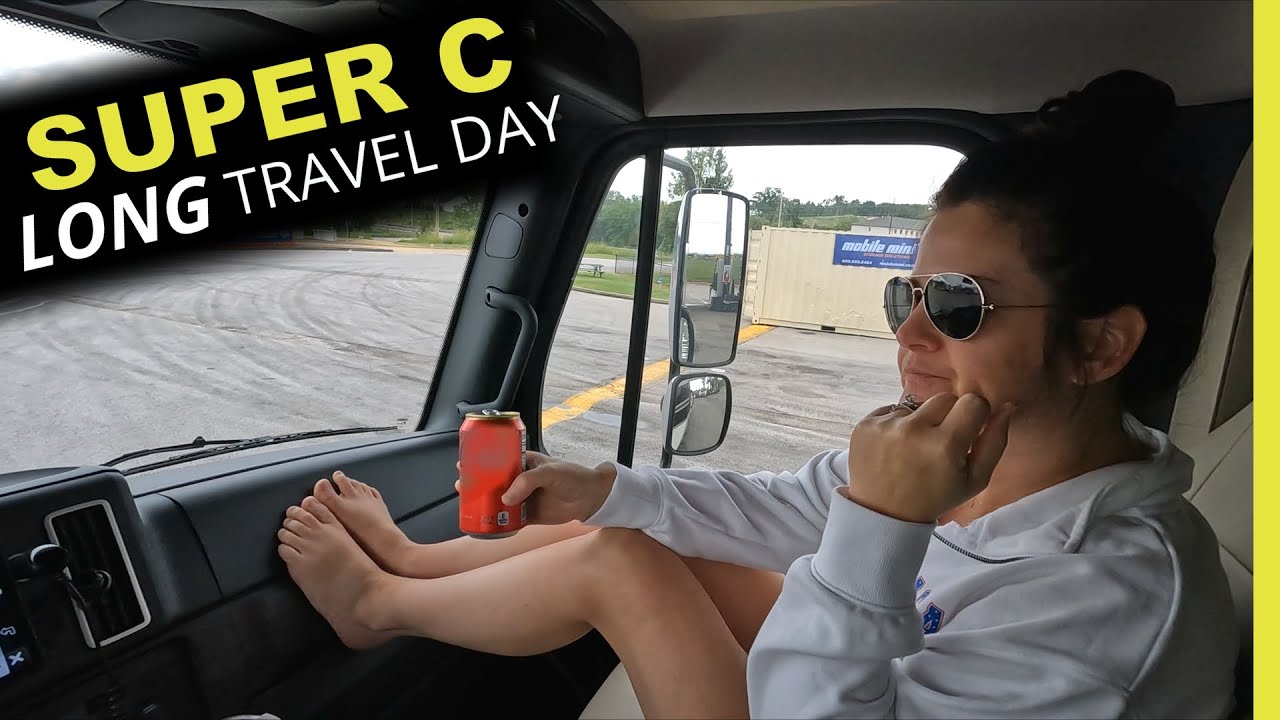 10 Hour Travel Day in a Super C!! What's it like?
