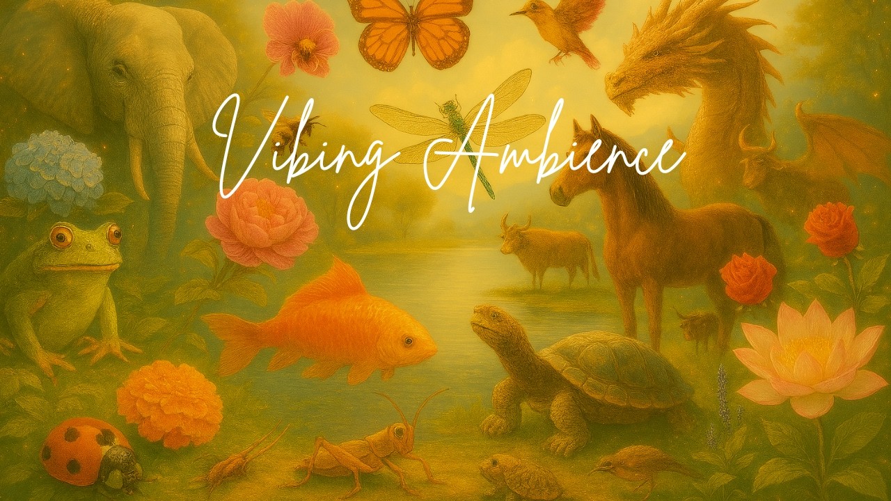 🌟 Prosperity Beings in Harmony | Relaxing 888 Hz Abundance Frequency 🐘🐎🐢🐉🦋🐝🌸