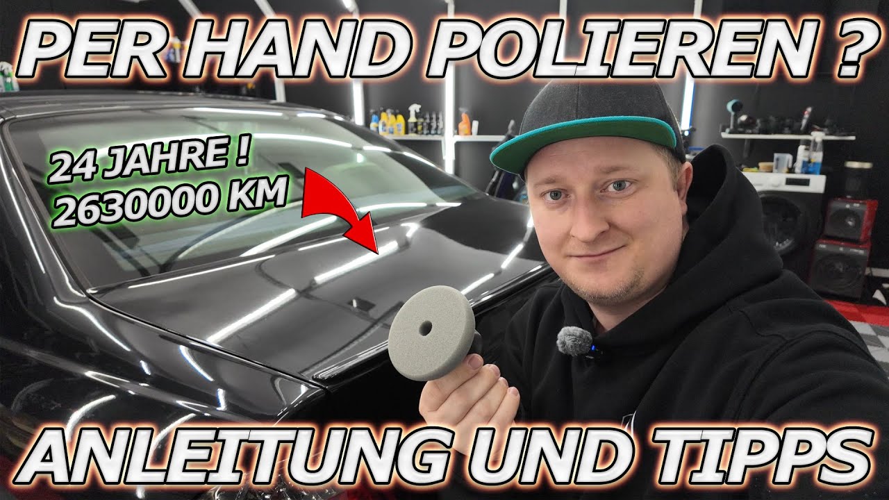 Autolack polieren per Hand mit SONAX Polituren! Kann man dieses alten Lack noch retten? Anleitung
