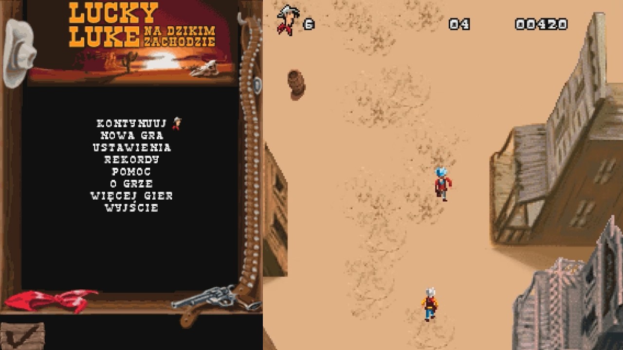 Lucky Luke na Dzikim Zachodzie JAVA GAME (Breakpoint 2008) FULL WALKTHROUGH