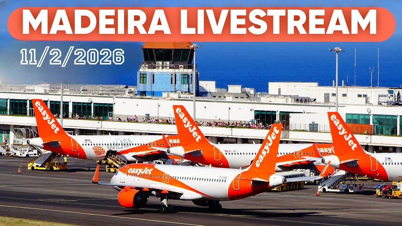 LIVE MADEIRA AIRPORT CR7/ LPMA