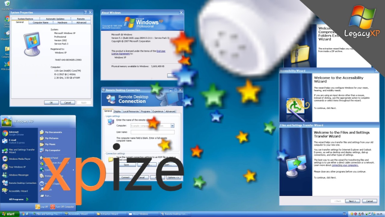 Modernizing Windows XP with XPize
