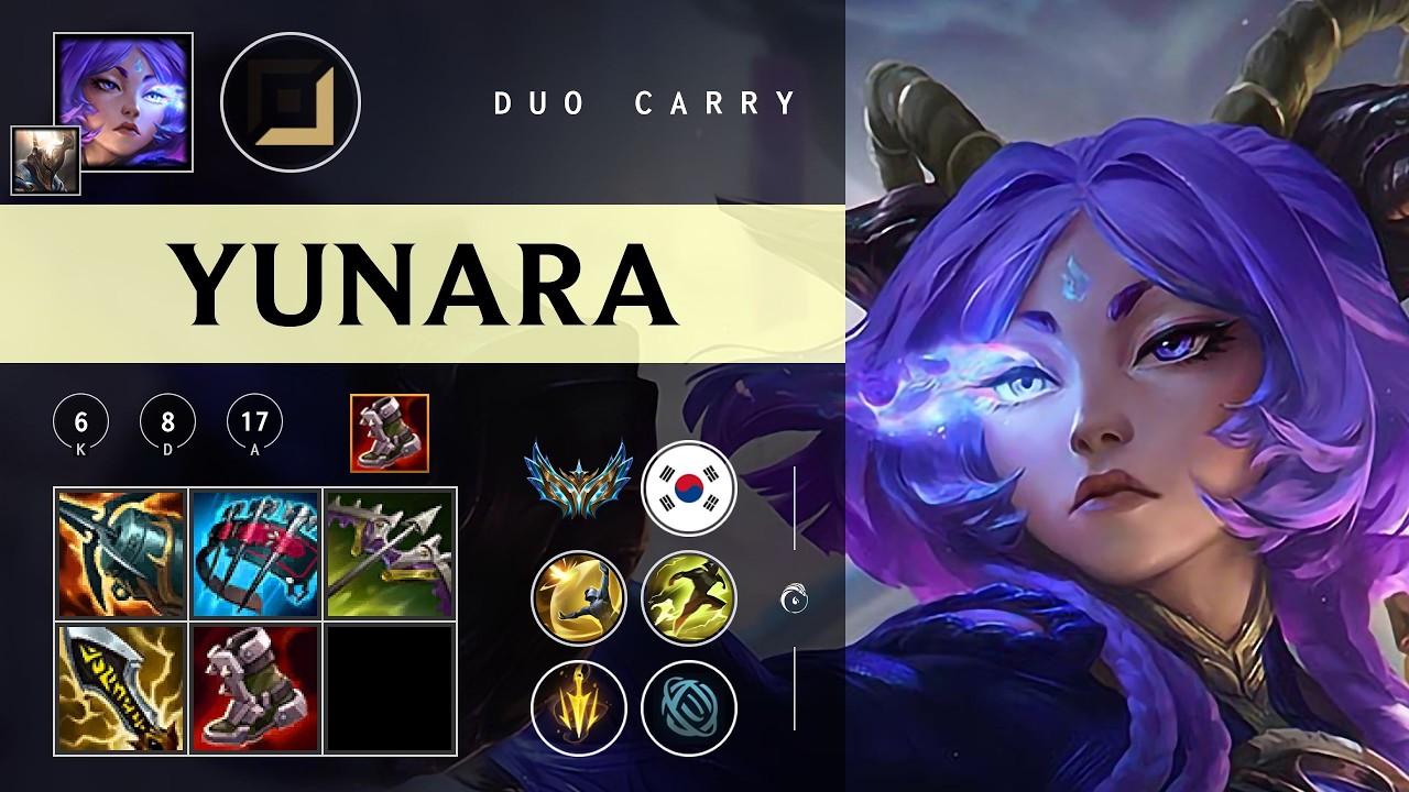 Yunara Carry vs Samira - KR Challenger Patch 26.05