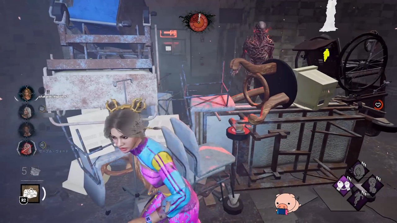 【DBD】鬼ぃちゃんVS立て直しが熱かった野良鯖クローデットさん＆病院で第一村人ファーストチェイス【Dead by Daylight】＃227　PC版