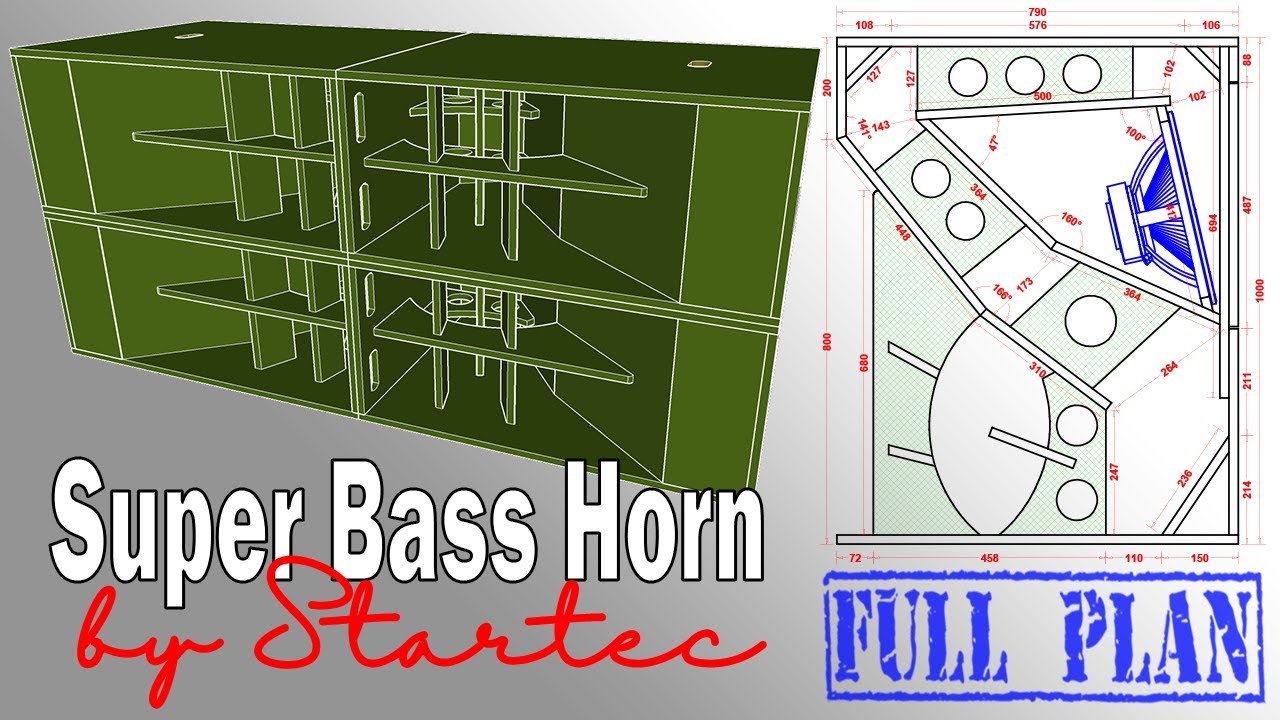 Super Bass Horn by Startec | Modified SBH15 Folded Horn