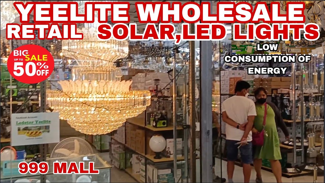 YEELITE WHOLESALE/RETAIL STORE SOLAR and LED LIGHTS #divisoria