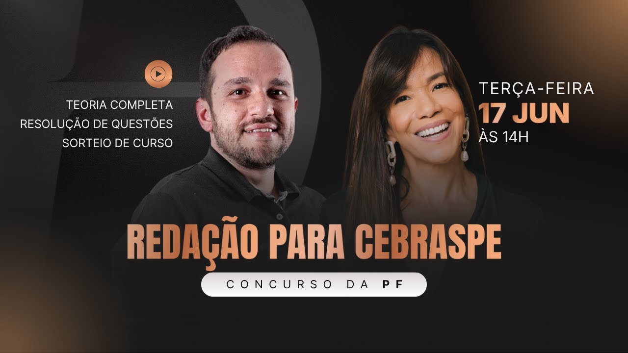 Redação para Cebraspe (Concurso da PF)