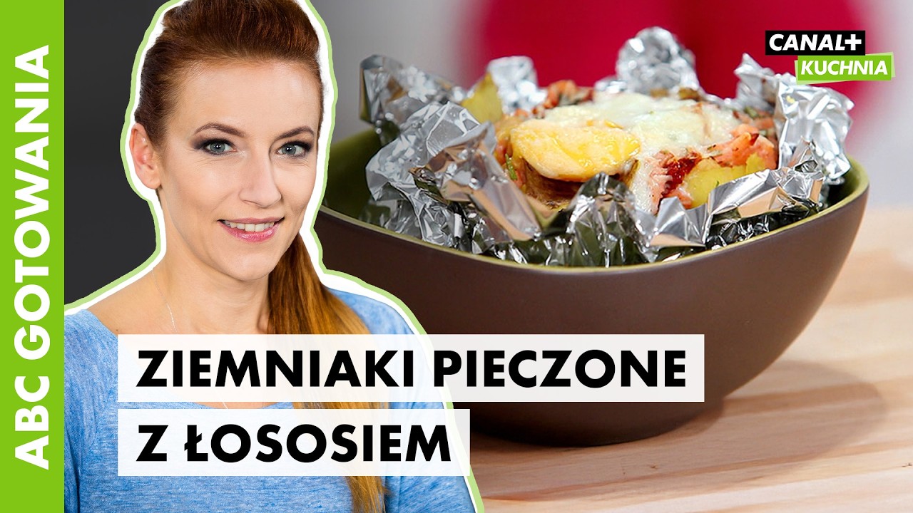 Przepis na szybkie i oryginalne danie! Ziemniaki pieczone z łososiem | ABC gotowania