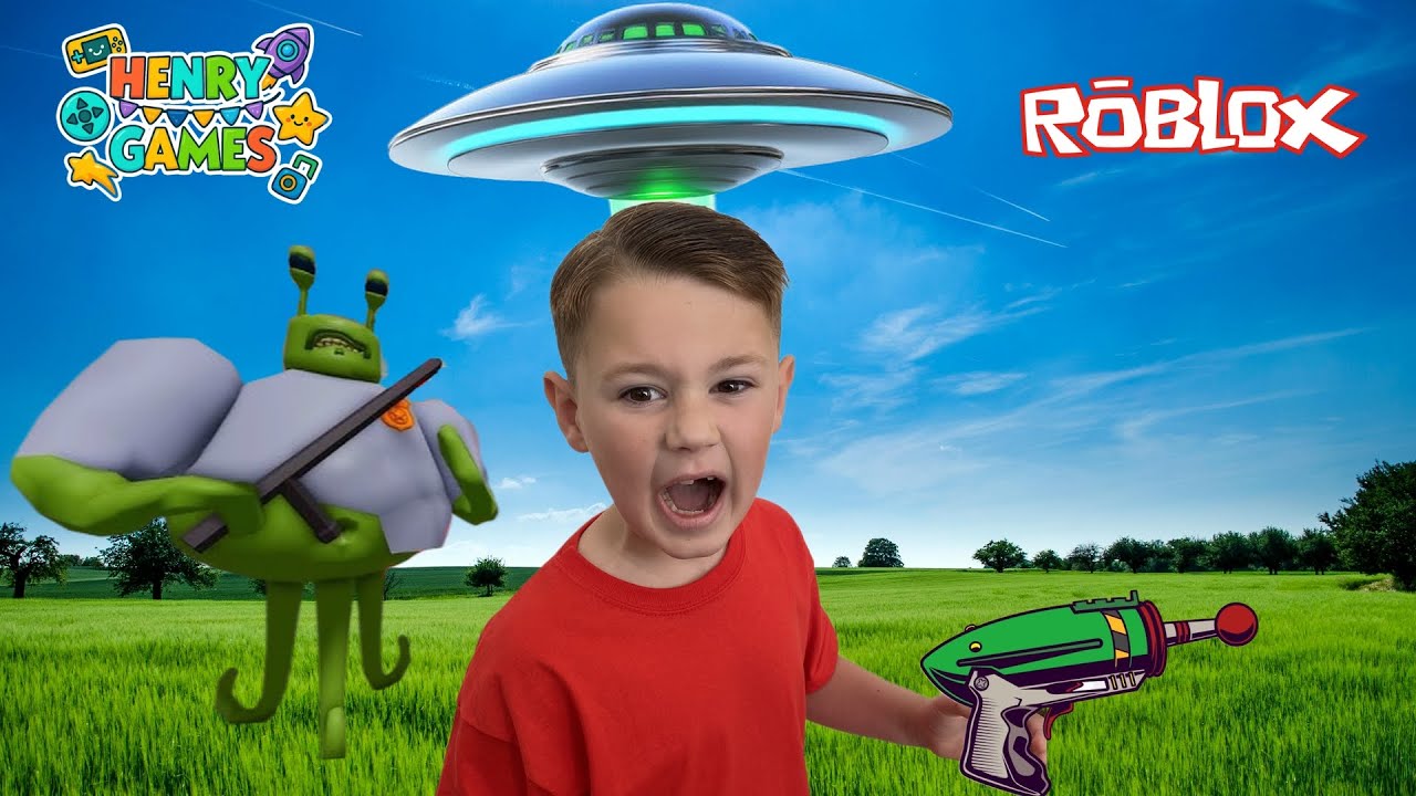 I was ABDUCTED to an ALIEN BASE | HENRY GAMES | Barrys Prison Run on Roblox