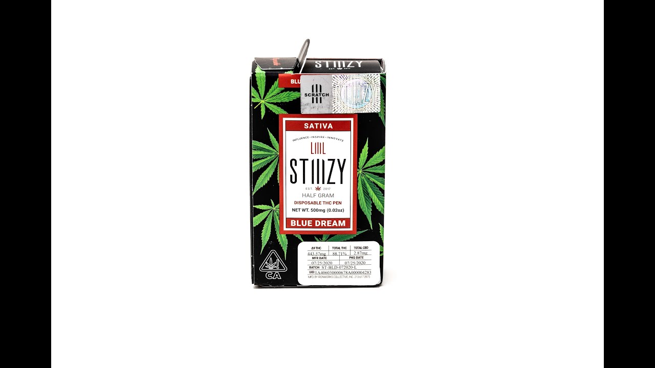 Stiiizy Blue Dream Disposable Vape Pen Review For The West Coast Weed Tour