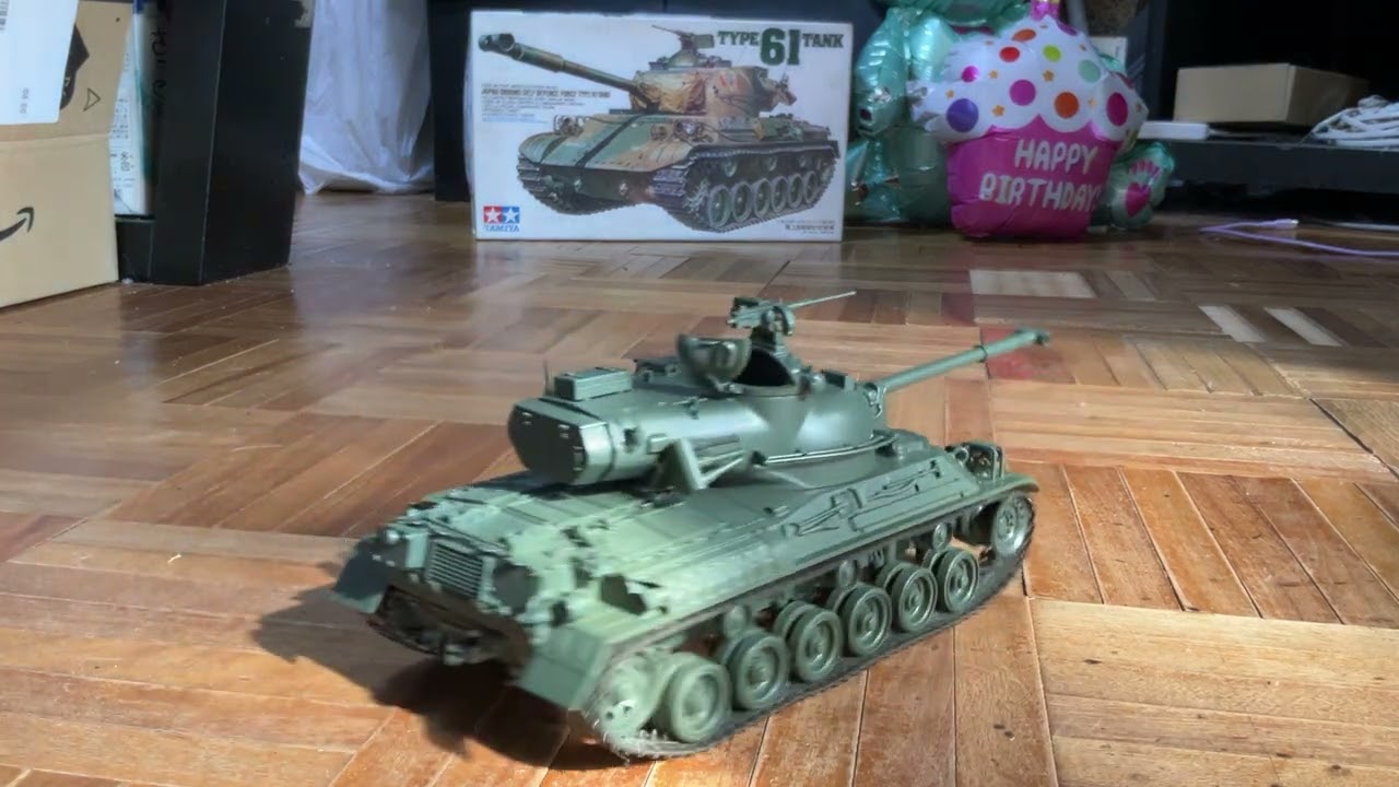 タミヤ1/35陸自61式ラジコン仕様