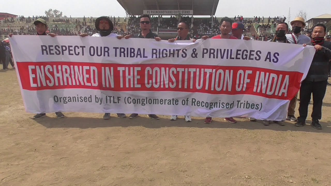 Peaceful Public Rally organised by ITLF | Lamka (CCpur)