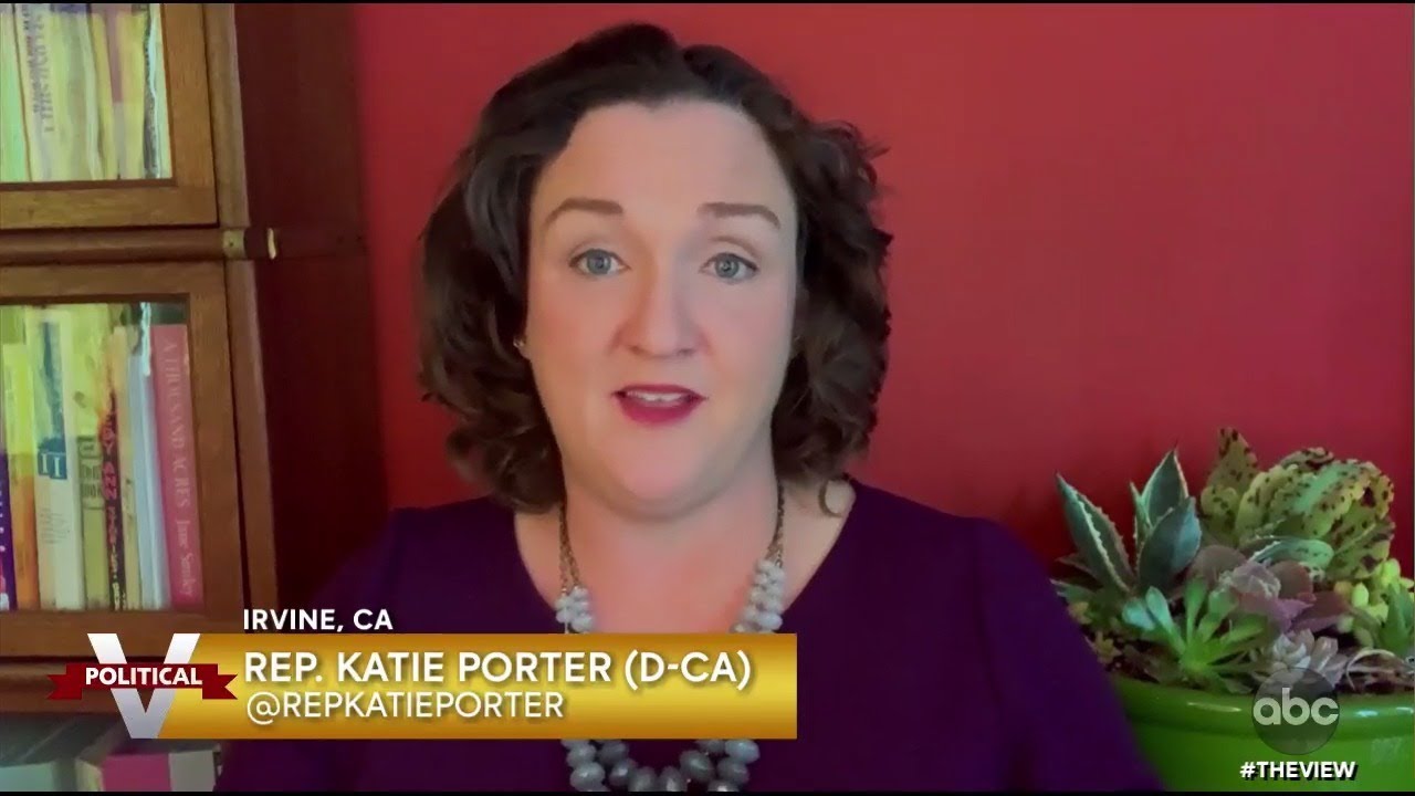 Katie Porter Reacts To Heated Exchange With Steve Mnuchin Over Covid-19 Relief | The View