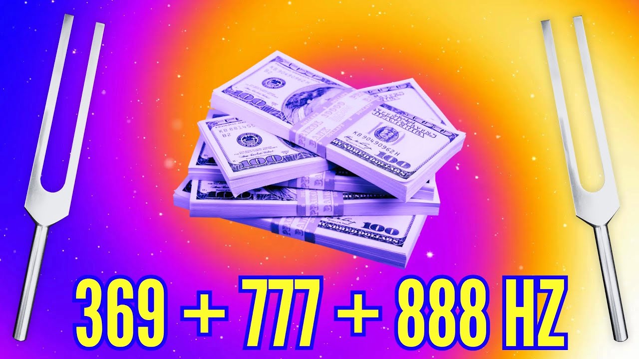Enter the Money Portal! 369 Hz Tuning Fork + 777 Hz + 888 Hz for Luck, Abundance & Wealth (Beta)