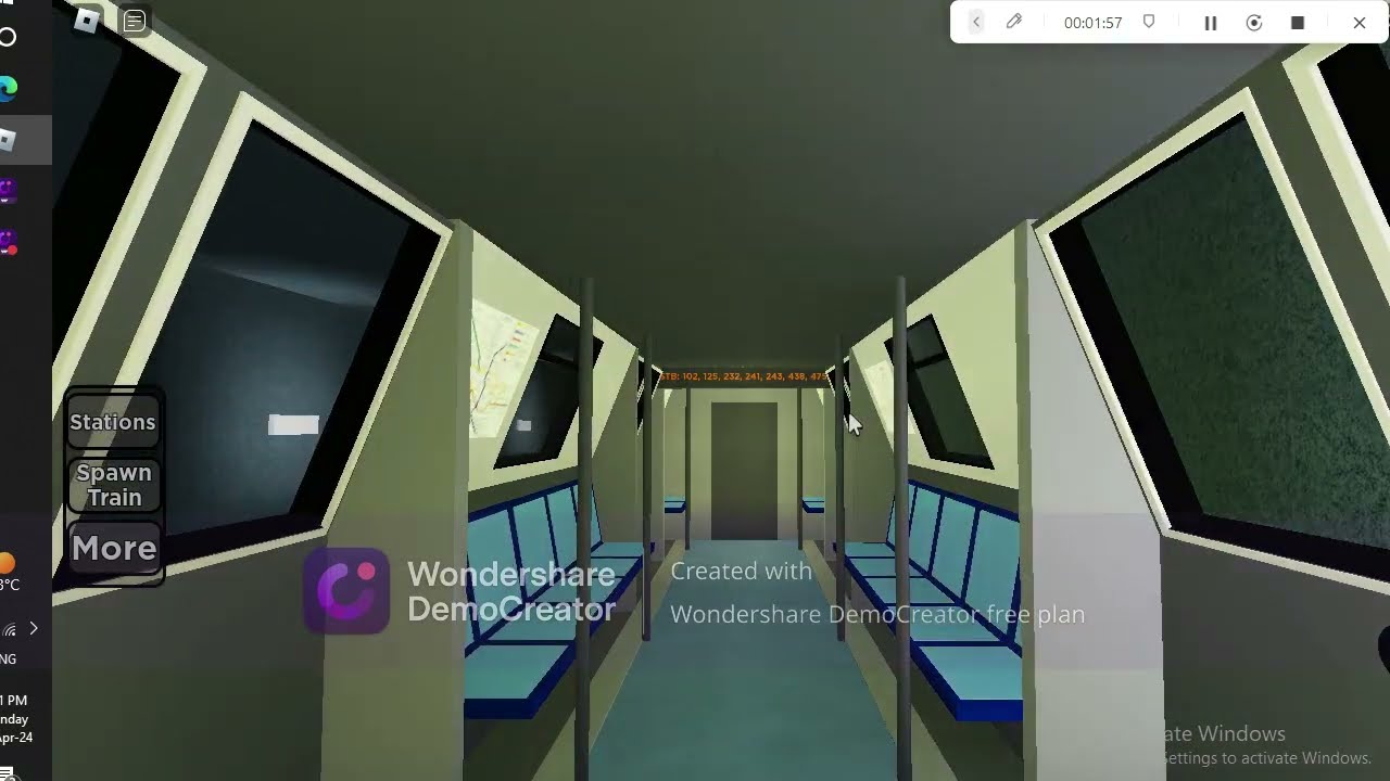 Romanian Metro - Journey by a CAF BM3 subway