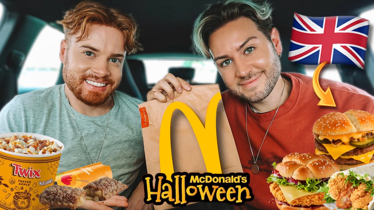 RECRIÁMOS O MENU VIRAL DE HALLOWEEN DO MCDONALD'S DO UK!! 🇬🇧🍔