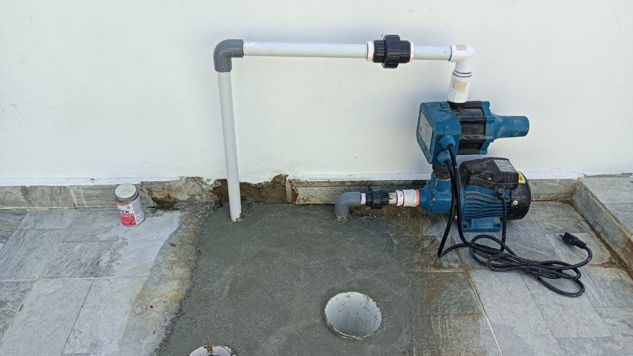 Como instalar una bomba ladrona para llenar una  cisterna con 2 líneas de agua de la calle.