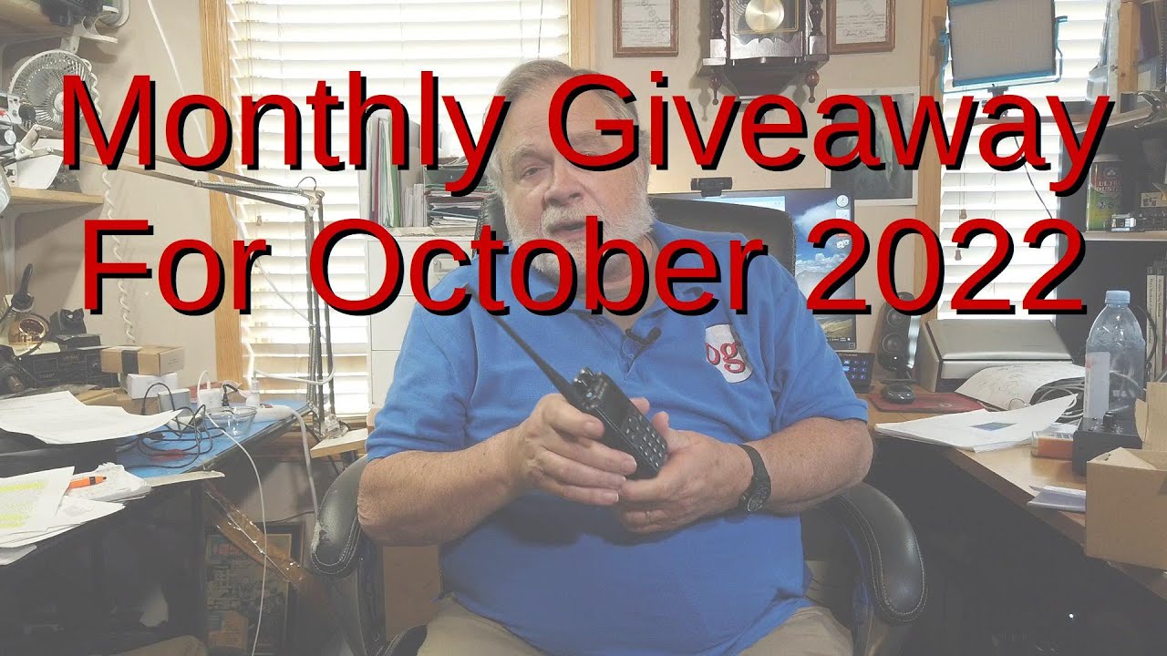 Monthly Giveaway For October 2022