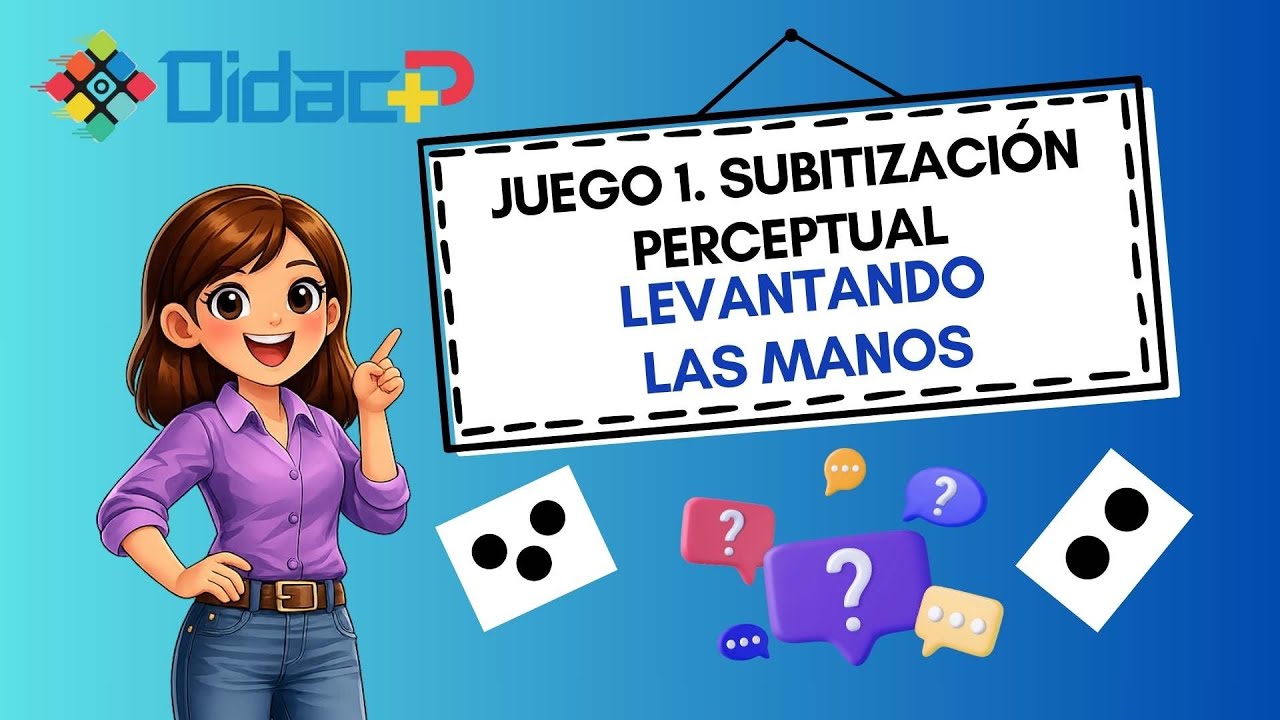 Juego 1 de Subitización Perceptual | Levantando las Manos