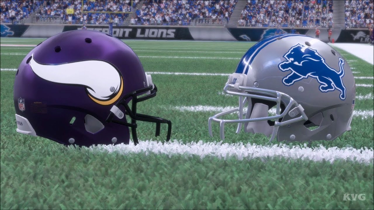 Madden NFL 18 - Detroit Lions vs Minnesota Vikings - Gameplay (HD) [1080p60FPS]