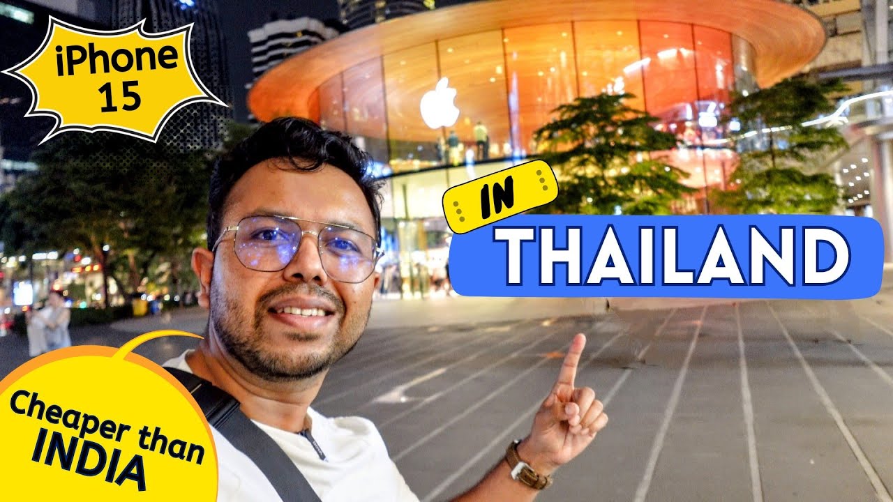 Travel Thailand To Buy Cheap iPhone 15 Pro At THE BIGGEST APPLE STORE In Bangkok 🇹🇭