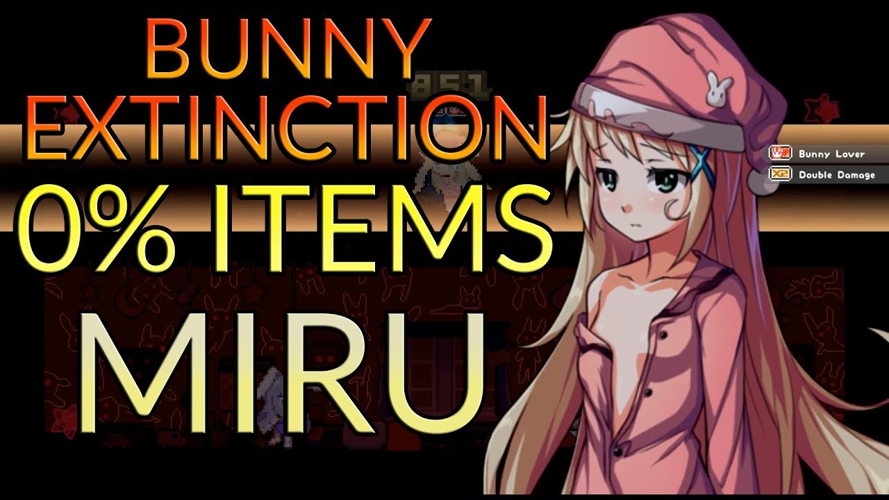 Rabi-Ribi: Miru on BEX - 0% Items [No Consumables/Buffs + No Damage]