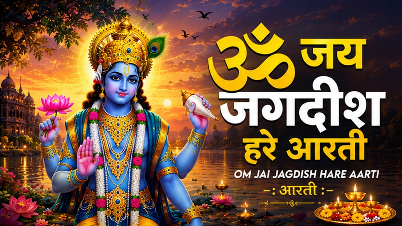 Om Jai Jagdish Hare Aarti I ॐ जय जगदीश हरे आरती | Vishnu Ji Ke Aarti I Latest #vishnu Aarti Special