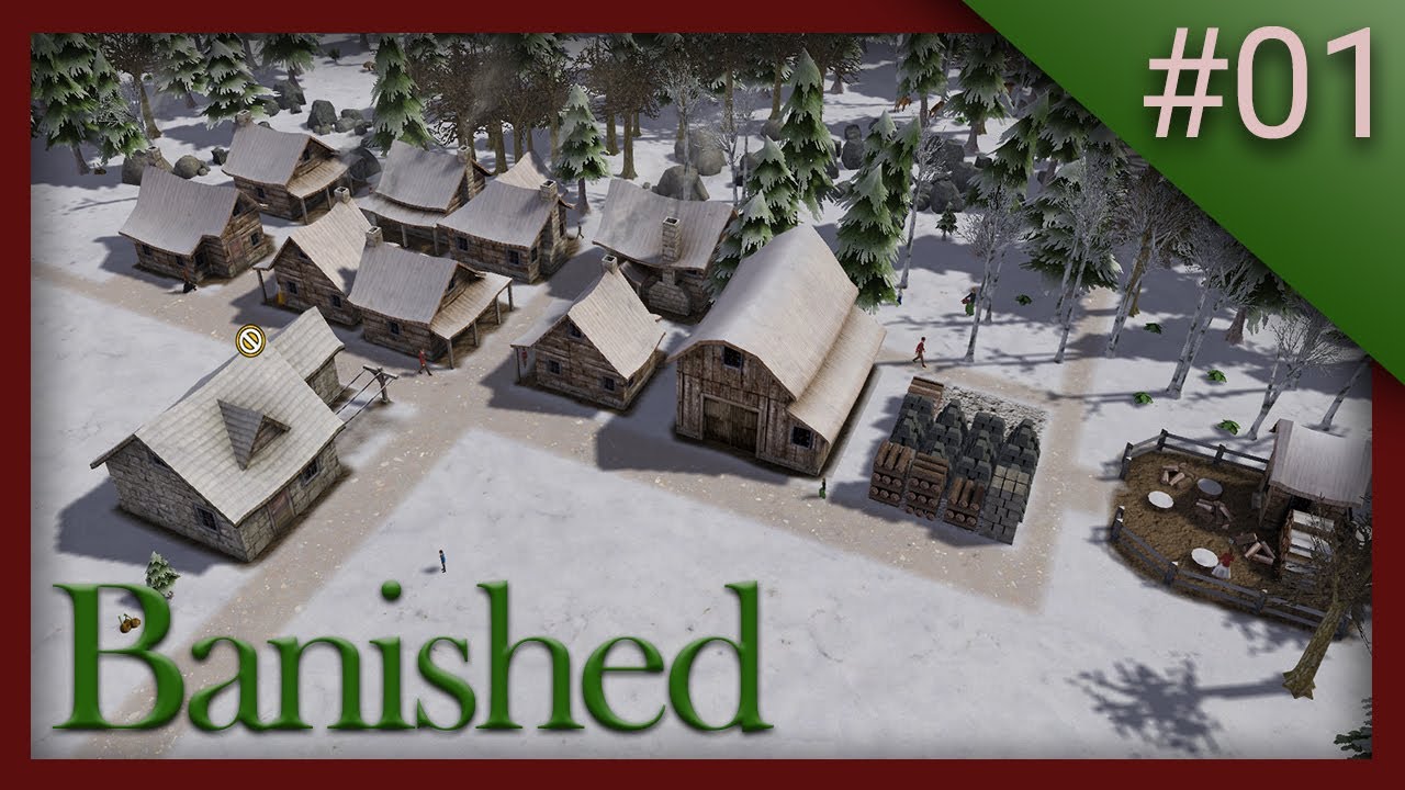 BANISHED #01- Zakładamy nową osadę! - GAMEPLAY PL