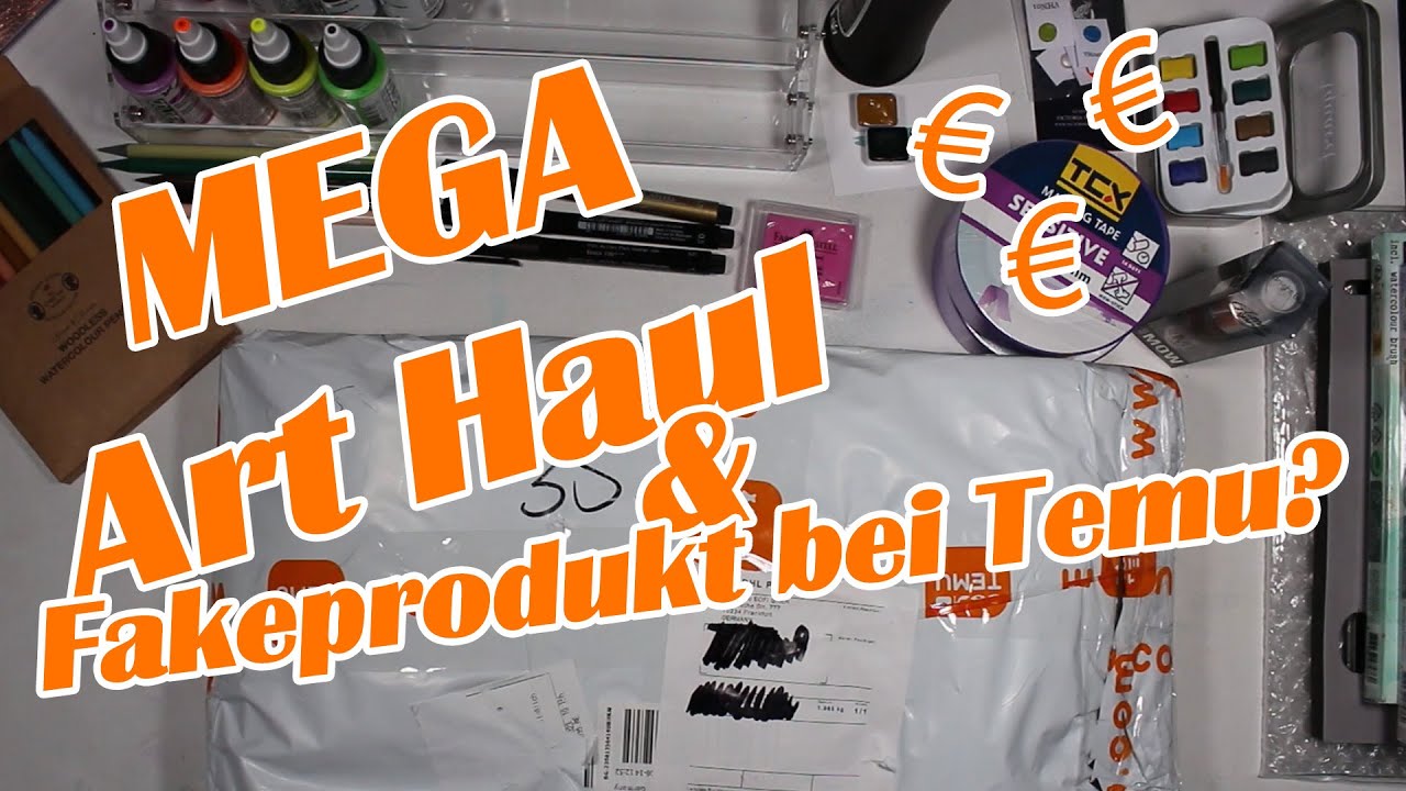 MEGA Art-Haul & Scam? (Søstrene Grene, Action, Amazon, Temu, etc...)