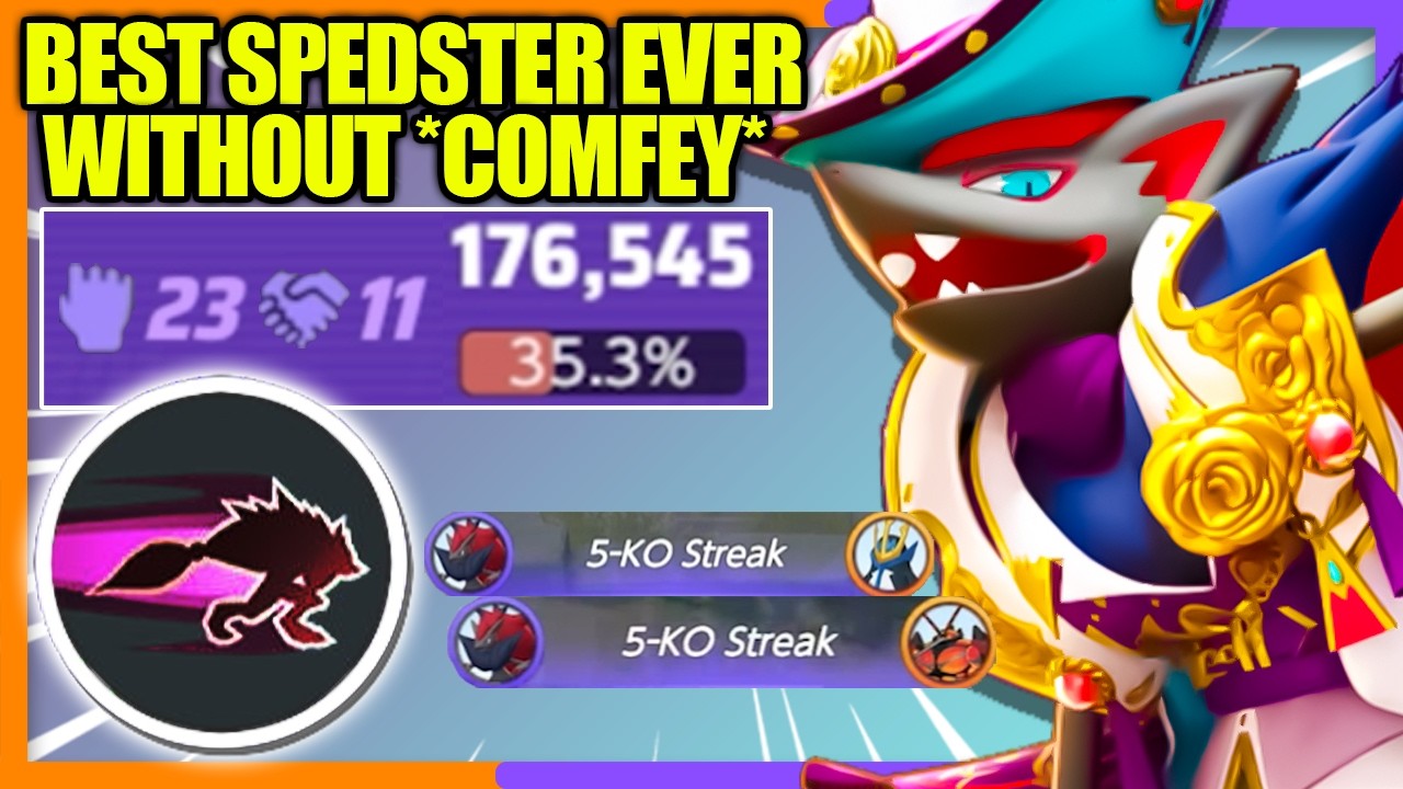 No Better SPEEDSTER Than FEINT Zoroark | POKEMON UNITE
