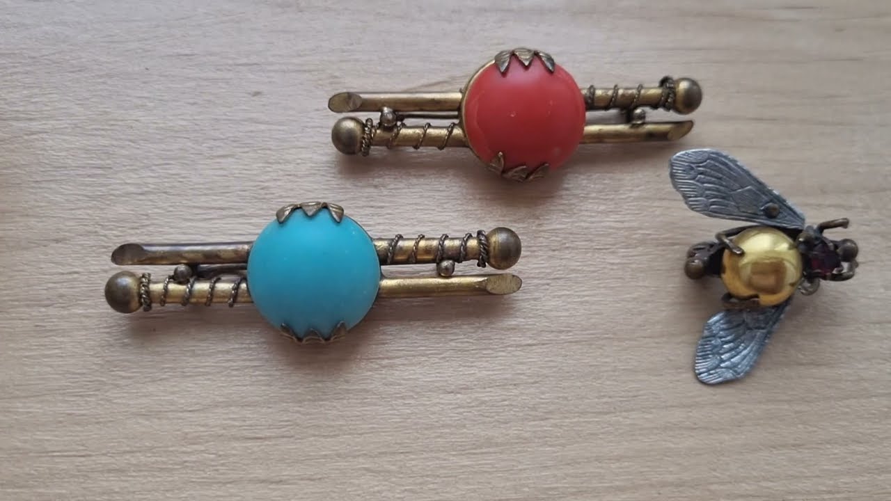 36. Vintage and antique jewellery from flea market in Warsaw Poland. Bazar na Kole. Found Dior