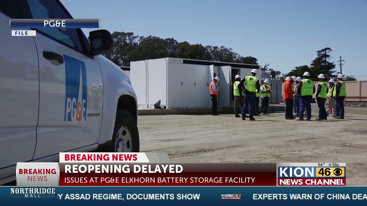 PG&E announces delay in restart of Tesla Megapack battery energy storage system