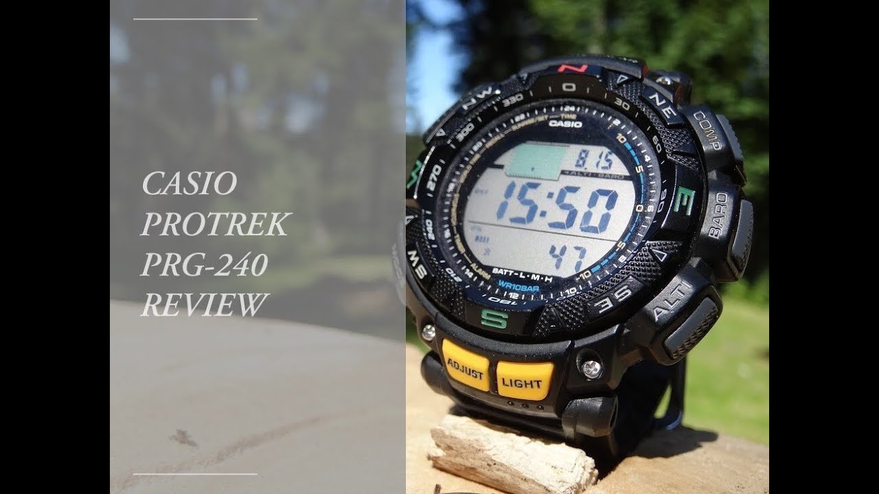 CASIO PROTREK PRG-240 VIDEO WATCH REVIEW