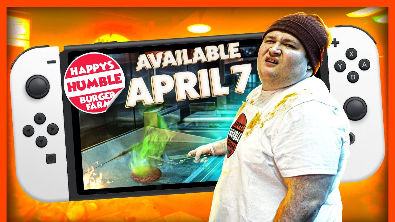 Happy's Humble Burger Farm | Coming April 7 on Switch | Pre-order now!