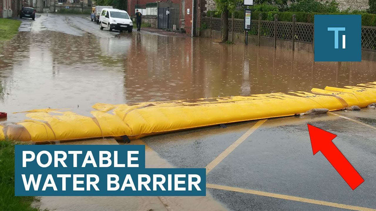 Portable Barrier Can Protect Houses From Flooding