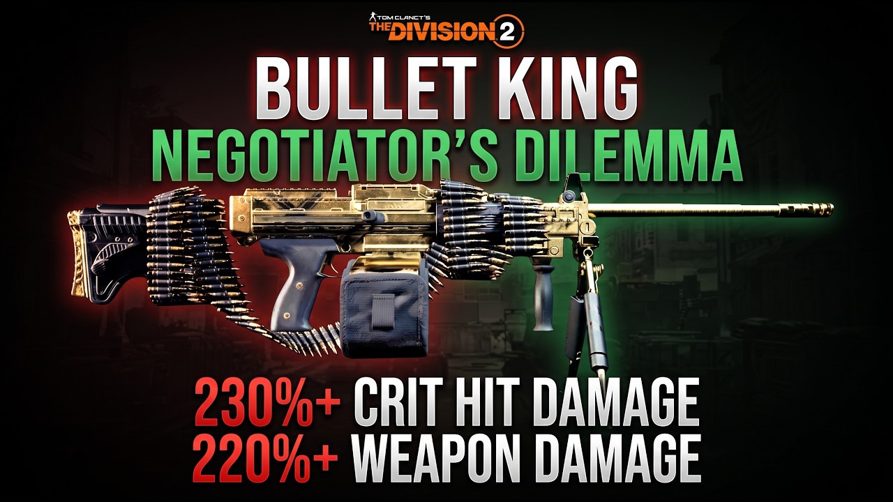Этот билд на Bullet King, Negotiator's Dilemma и Turmoil просто ЖЕСТОКИЙ... распространение урона...