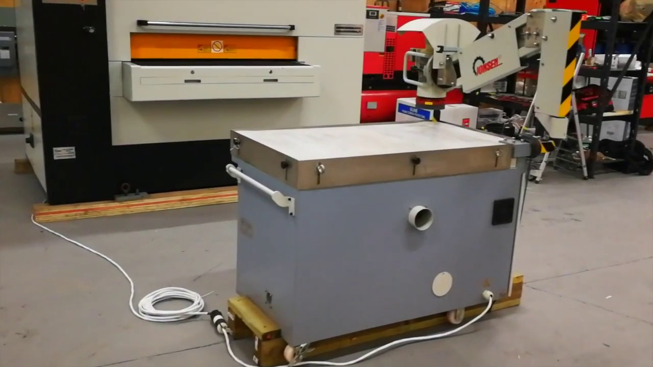 Jonsen Sander SD-H Swing arm grinding machine (Parts demo)