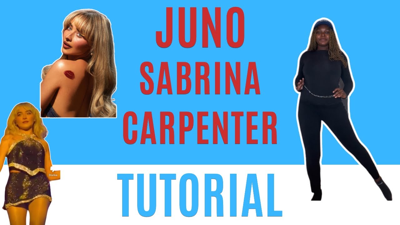 Juno by Sabrina Carpentar * EASY DANCE TUTORIAL (beginner friendly)