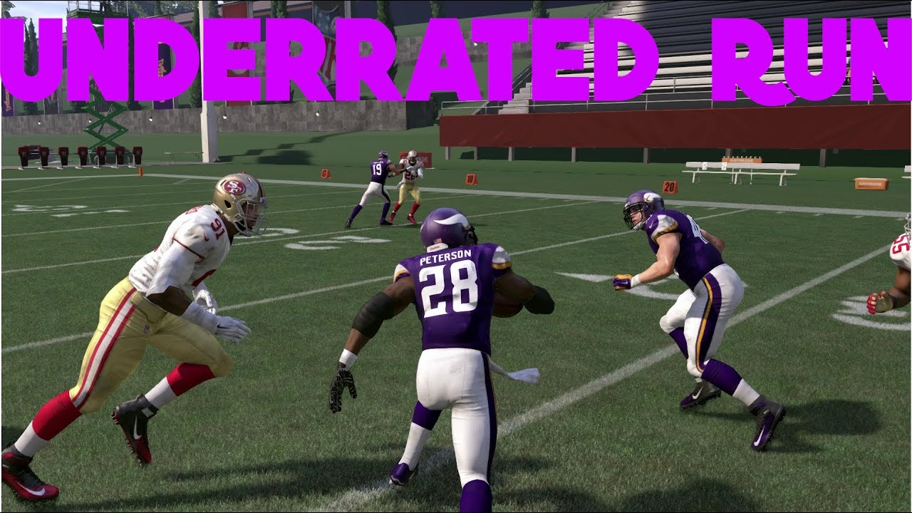 VERY UNDERRATED RUN FORMATION IN MADDEN 17
