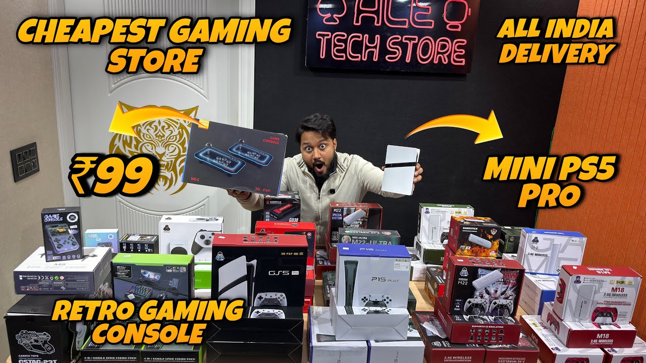 Cheapest Gaming Market In Delhi | Best Retro Console & game Sticks Market | Plug & Play TV Gaming