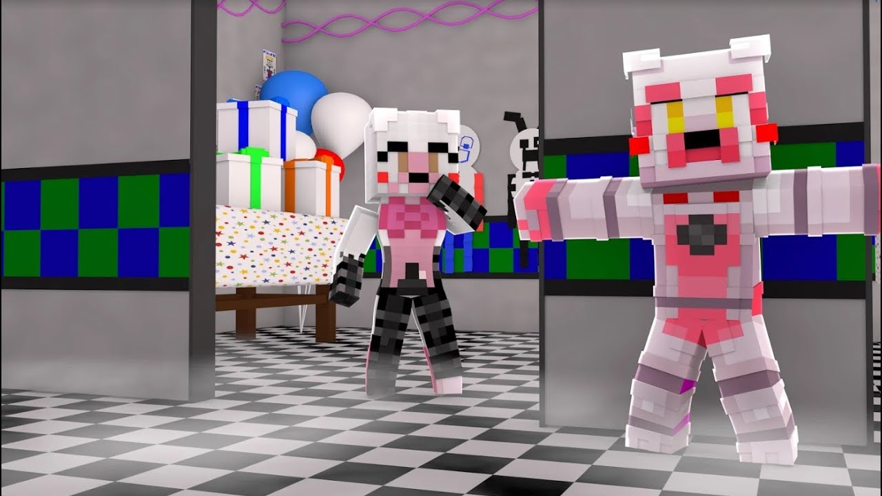 Nightmare Mangle Have a Dirty Secret! (Minecraft Fnaf Daycare)