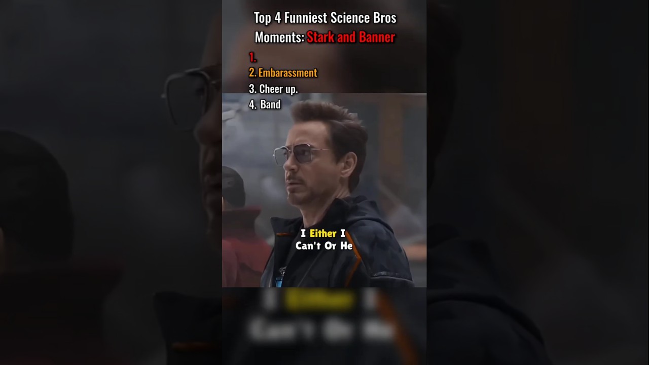 Top 4 Funniest Science Bros Moments: Stark and Banner. 😂