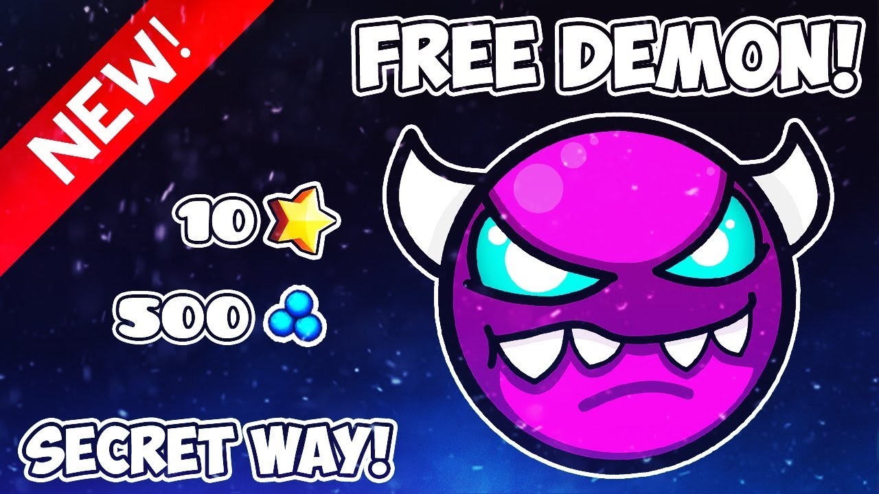 5 FREE DEMONS, SECRET WAYS (Working 2020) | Geometry Dash