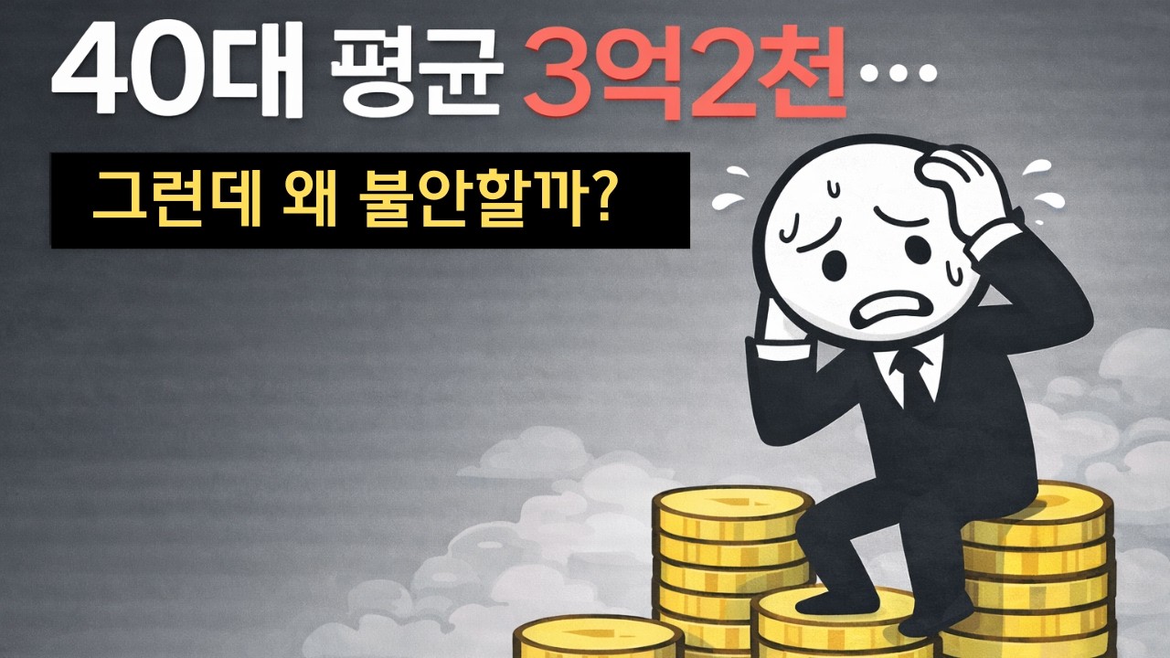 순자산 1억 8천의 함정! 대한민국 40대가 노후에 100% 가난해지는 이유
