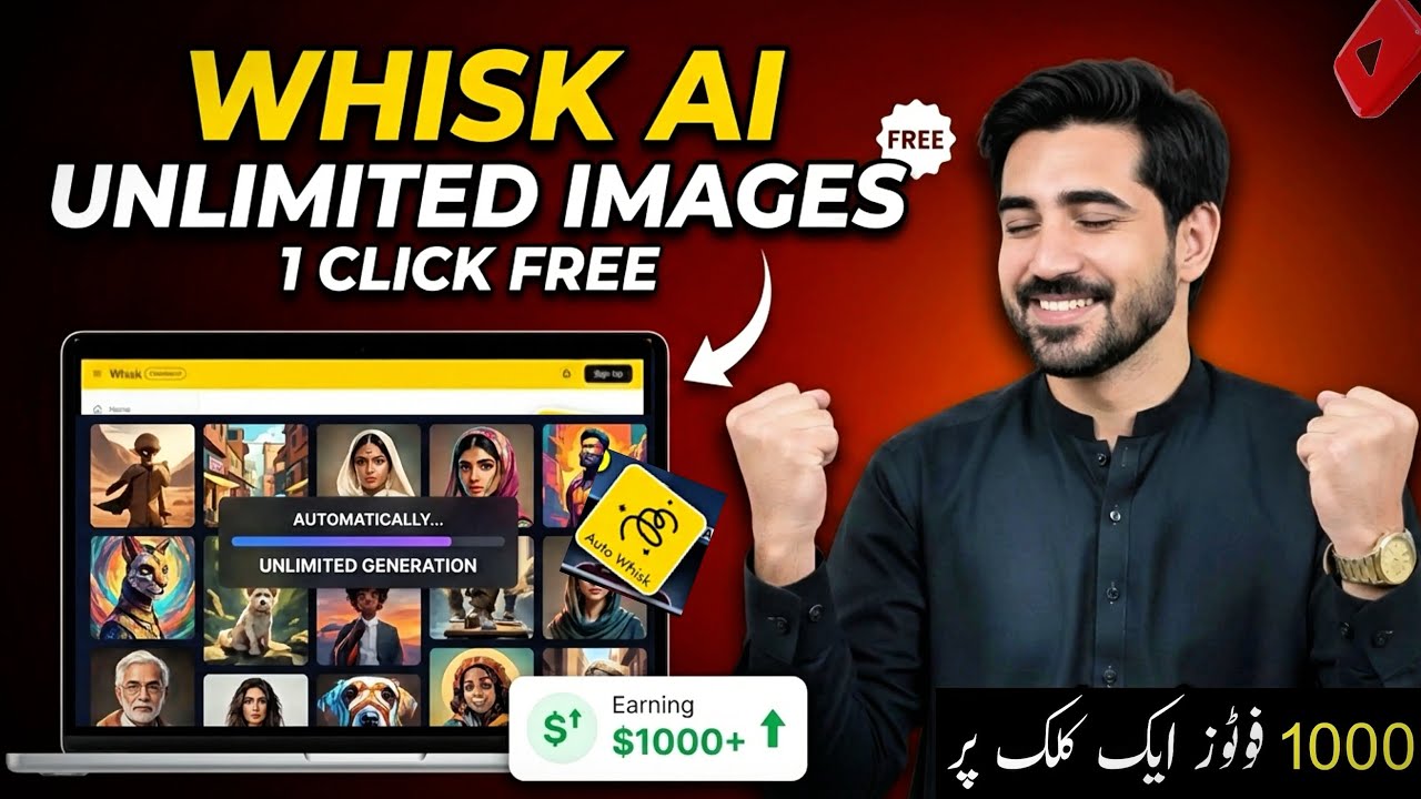 Whisk AI Auto Images Generator | 1 Click Unlimited Images (Free)