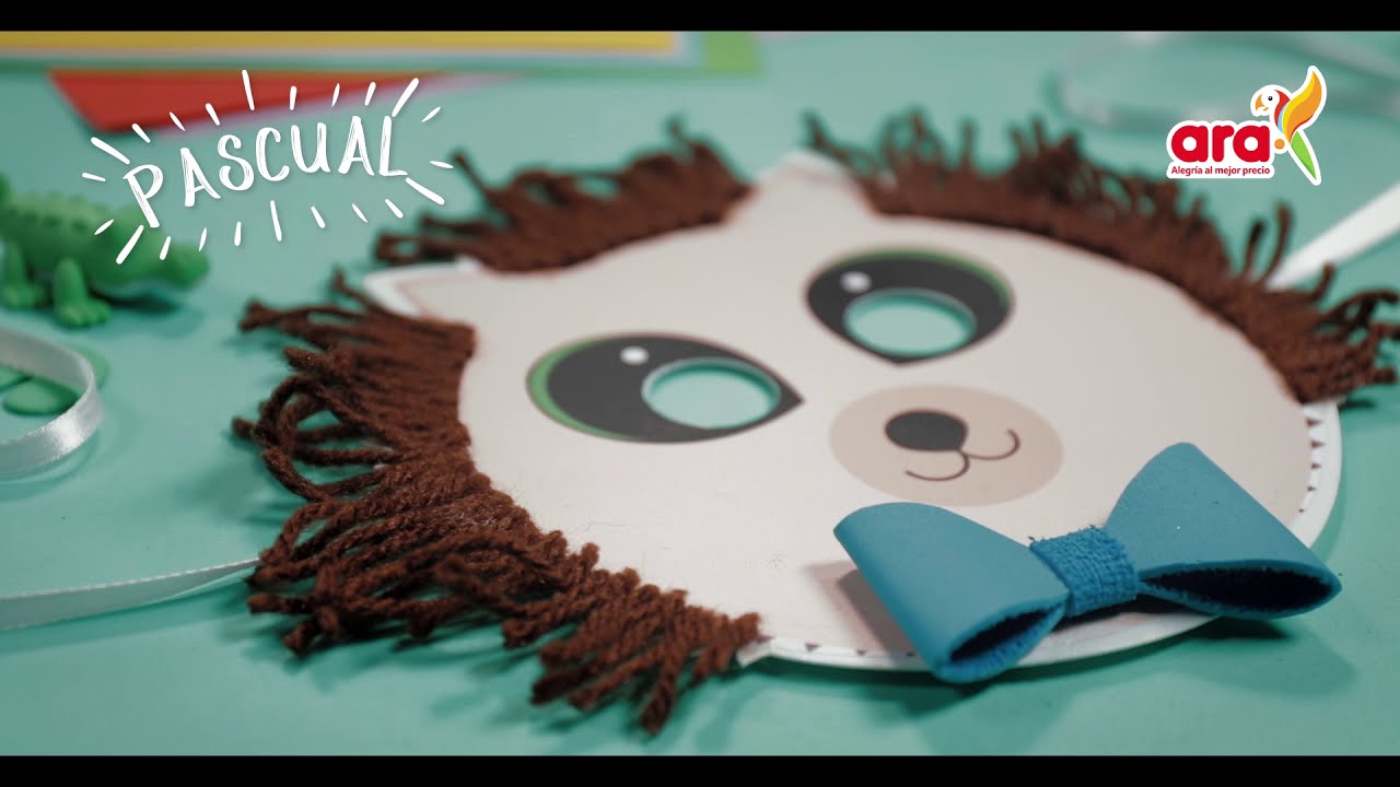 Cómo hacer una máscara de Pascual el puercoespín con los #AmigosDelBosque