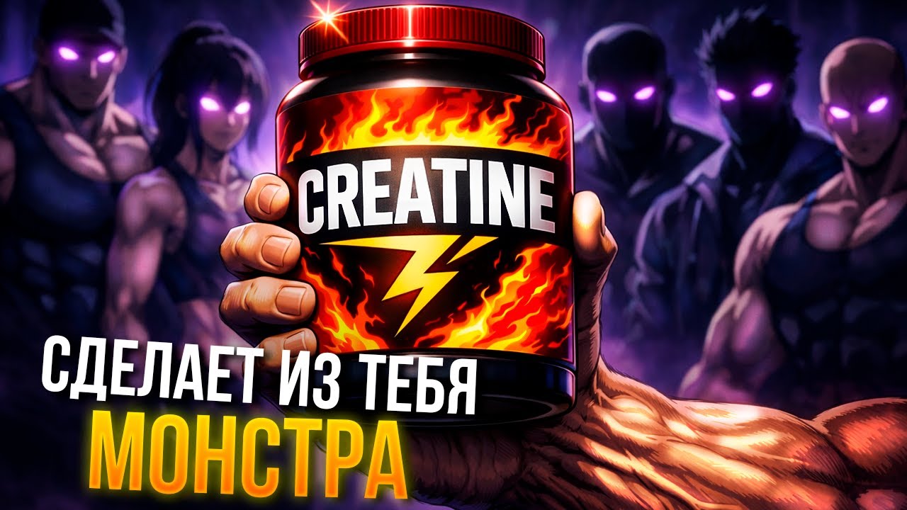 КРЕАТИН - ТВОЕ СЕКРЕТНОЕ ОРУЖИЕ. Не пей, пока не посмотришь это видео!