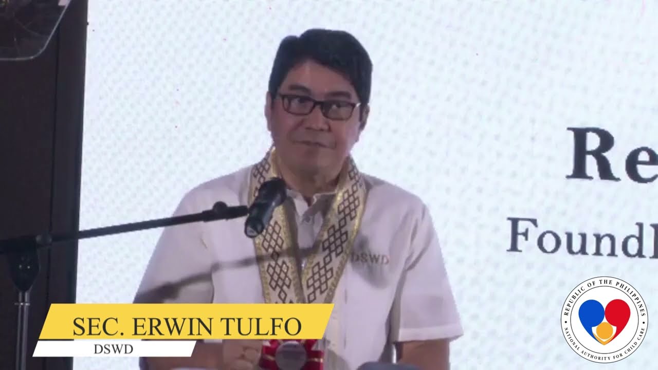 DSWD Secretary Erwin Tulfo during the Ceremonial Signing of the I.R.R. of R.A. No. 11767