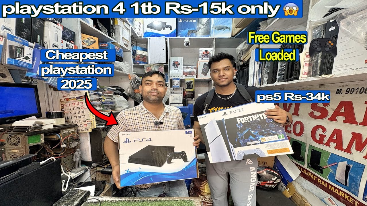 All jailbreak console 🚨| playstation 4 1Tb Rs-15k only 😱😱 Free games loaded | cheapest playstation..