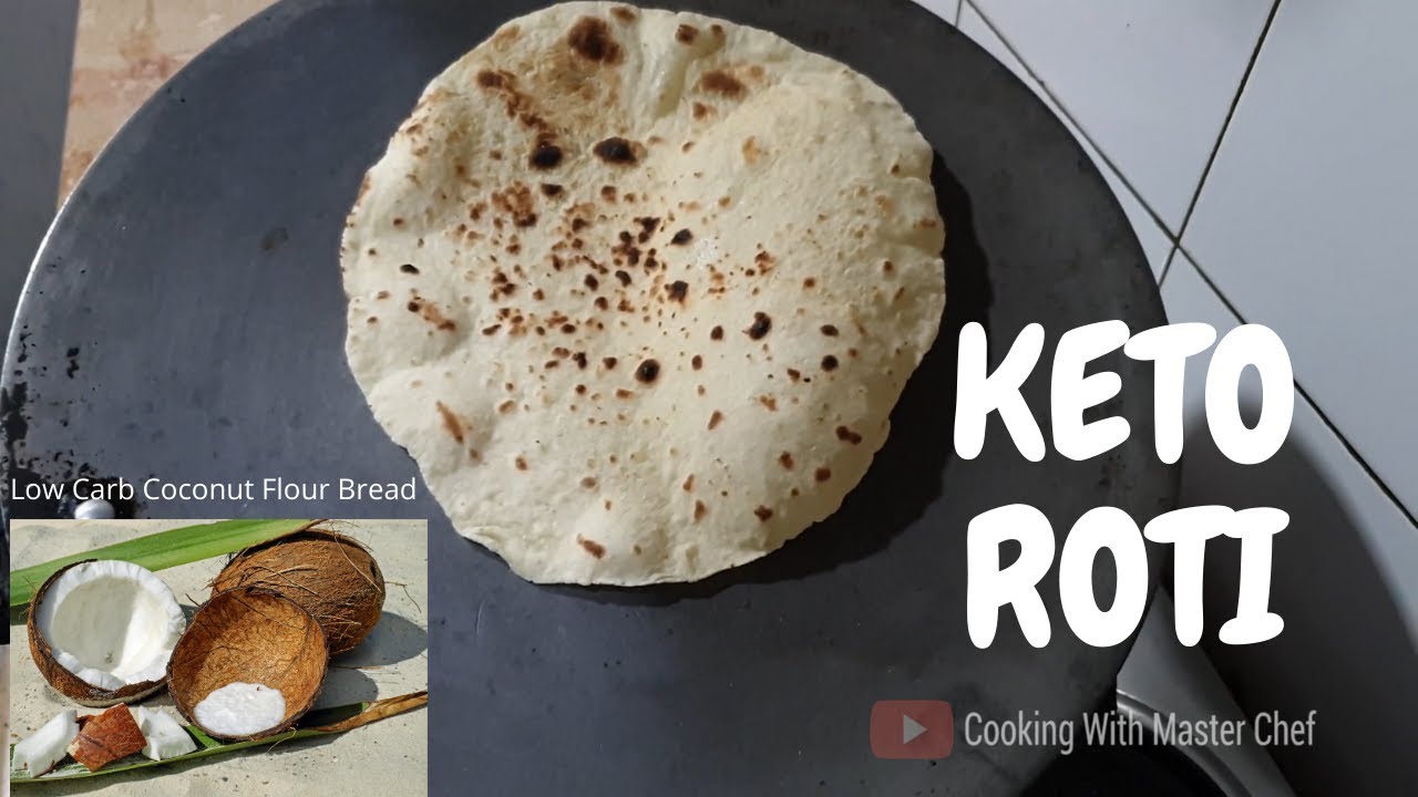 Keto Roti | Keto Chapati | Vegetarian keto roti | Coconut flour Flat bread| Keto Recipes | Low Carb